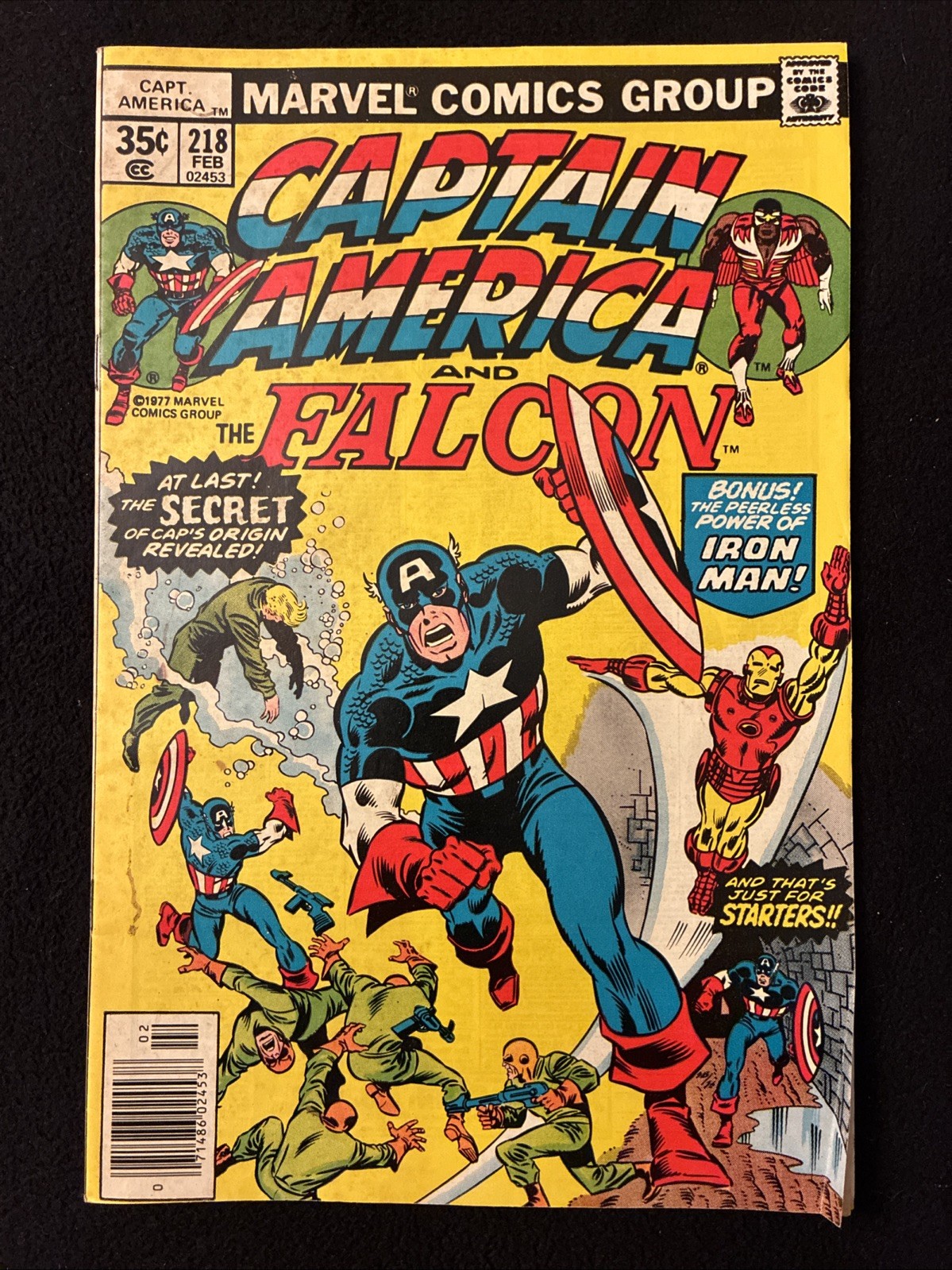 Captain America 218 5.0 Marvel 1978 Iron Man M1S
