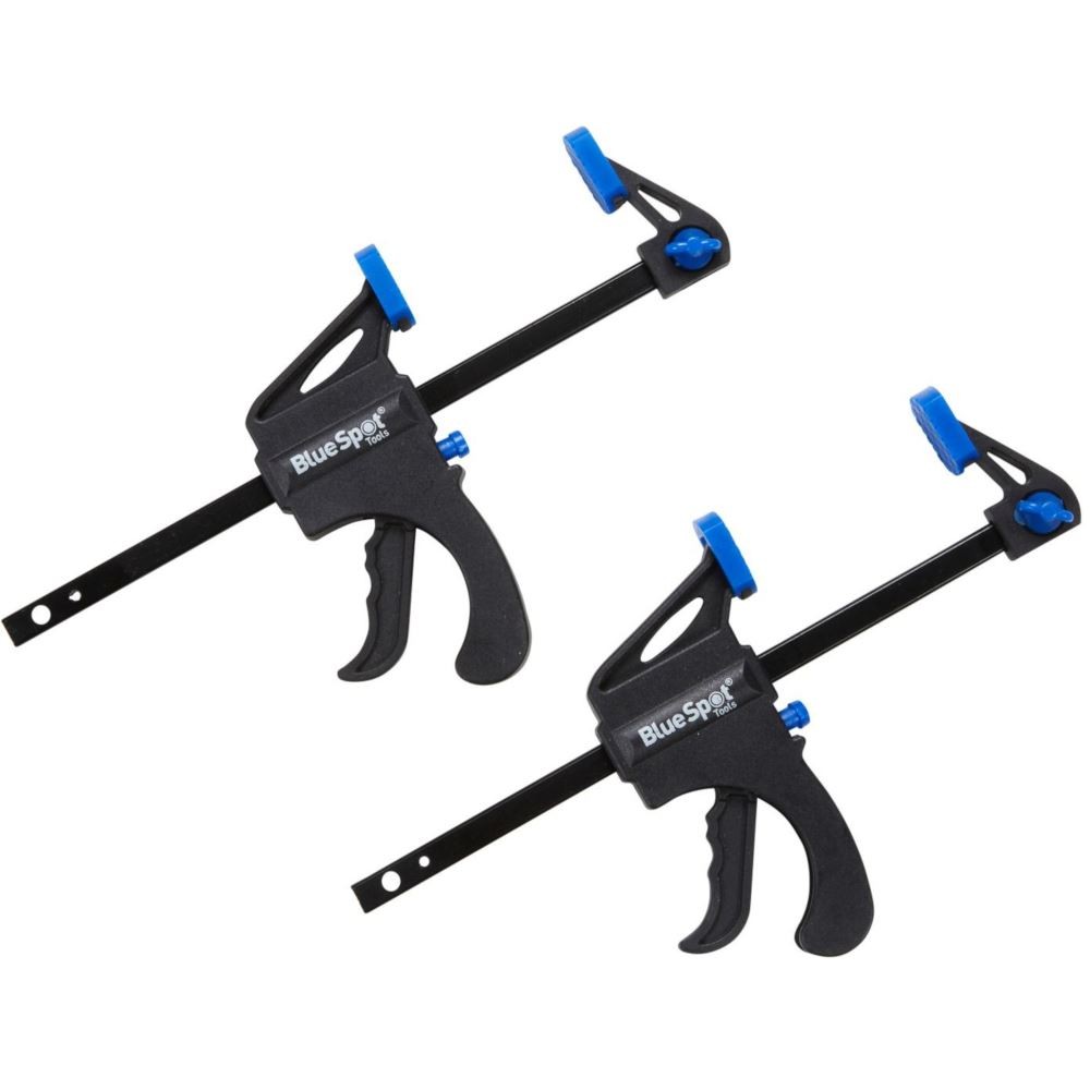 BlueSpot Ratchet Speed Clamp & Spreader 4"" 2pk
