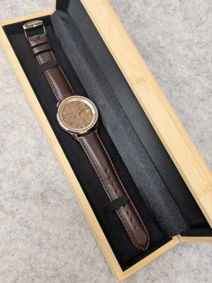 VejrHøj A04 Walnut Men's Automatic Watch Unused NH35A Japan Movement image 6