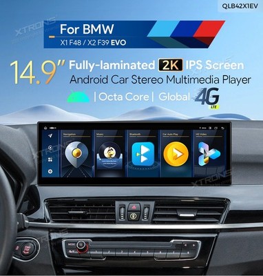 XTRONS QLB42X1EV3 AUTORADIO GPS BMW X1 F48 EVO Android 14 WIFI 4G Carplay 14,9''