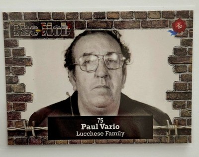 Paul Vario 2023 HISTORIC AUTOGRAPHS The Mob Series 2