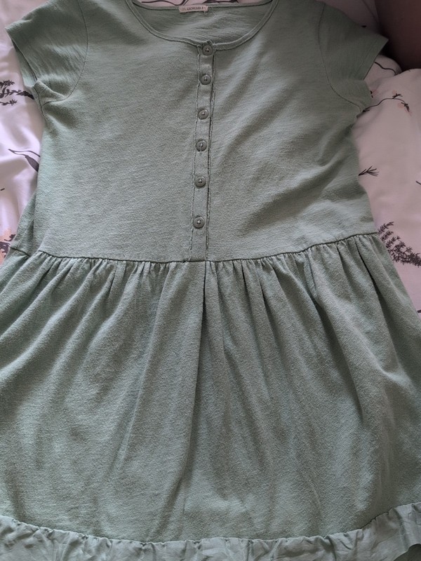 Crewcuts 12 Green Girls Dress Guc