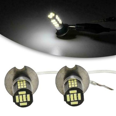 Verbesserte Haltbarkeit 2 Stück H3 21W LED Nebelscheinwerferlampen für lang anhaltenden Gebrauch