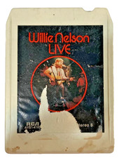 Willie Nelson Live 8-Track tape/works country music