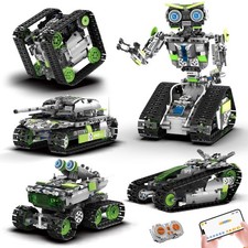 STEM Robot Building Kit for Kids Ages 8-16  757 PCS 5-in-1 APP  Remote