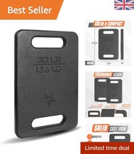 Piastra di peso a strappo in ghisa resistente - 30 libbre per allenamento ottimale della forza