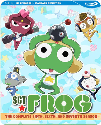 Sgt Frog set 4: Season 5, 6 and 7 / NEW anime on Blu-ray from Discotek Media