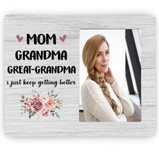 Great Grandma Picture Frame, Great Grandmother Photo Frame Gifts for Baby Ann...