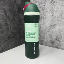 NEW Owala x Starbucks Christmas Forest Green & Red Freesip NWT Limited Edition