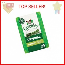 Greenies Veterinarian-Recommended Natural Dental Dog Treats Teenie Size, Origina