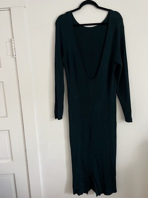 Banana Republic Women's Ribbed Off Shoulder Boat Neck Sweater Dress Green XXL | eBay Banana Republic Women's Ribbed Off Shoulder Boat Neck Sweater Dress Green XXL | eBay