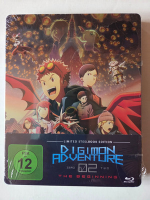 DIGIMON ADVENTURE 02 - THE BEGINNING - ANIME - STEELBOOK - BLU-RAY; NEU; OVP