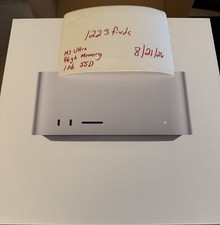 Apple Mac Studio M3 Ultra 60-Core 96GB RAM 1TB SSD 2025
