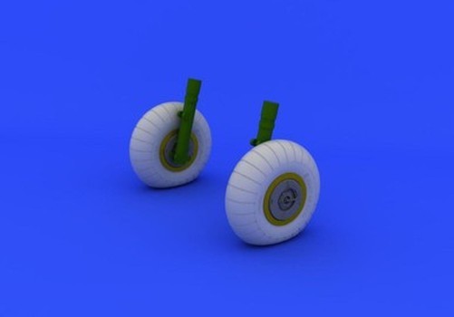 Eduard 648244 1/48 Early Wheels for ICM (PE & Resin)