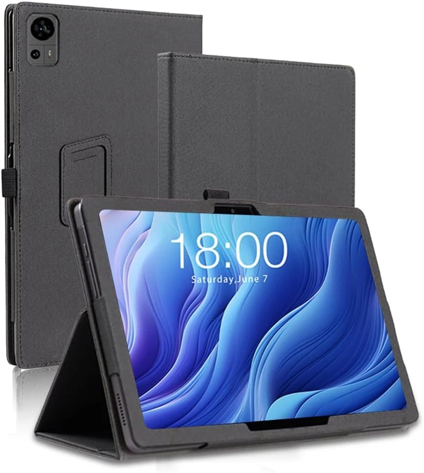 TINGYR Cover per Teclast P30s Custodia Tablet, Pelle, Supporto Pieghevole, Protezione all-Inclusive, Custodia per Teclast P30s.(Blu