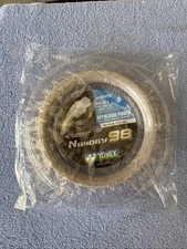 New Yonex Nanogy 98 656ft 200m Reel Badminton String. Silver Gray. NBG98 Genuine