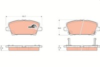 Bremsbelagsatz Vorne FüR Honda Civic IX FK Viii Hatchback FN 08-16