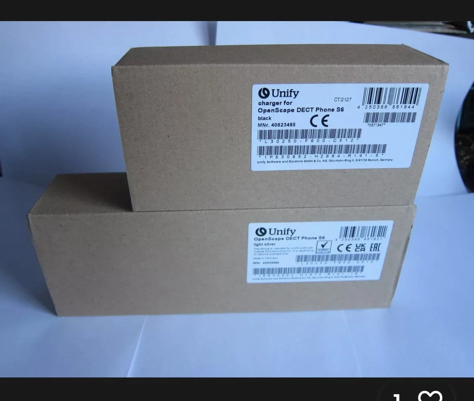 Unify OpenScape S6 Professional DECT Phone Mobilteil und Ladeschale - Silber... - Bild 3 von 3