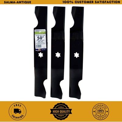 MaxPower 3 HD Blades 561560B for 50'' MTD Cub Cadet Troy-Bilt Mowers OEM