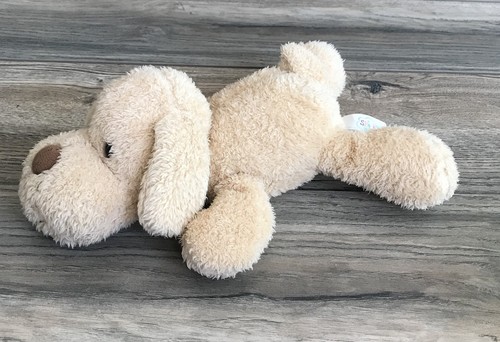 Spark Create Imagine Tan 12” Puppy Dog Plush Walmart Stuffed Animal Laying - Picture 2 of 6