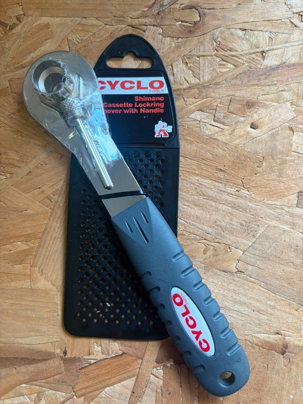 Cyclo Shimano Cassette Lockring Removal Tool With Handle TL07710 Workshop Tool