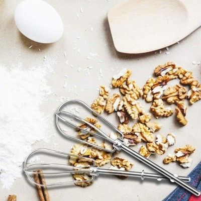 2 Pack Eggs Beater Heads Stainless Steel Eggs Mixer Accessories Eggs Beater Part