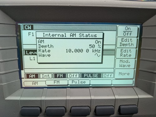 🔥Anritsu / Wiltron 68369A/NV Signal Generator Sweep 10MHz - 40GHz 2,11! CAL'D - Picture 12 of 19