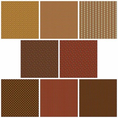 GEWÜRZMARKT BAUMWOLLSTOFFSORTIMENT von Andover Fabrics * Quilten * Basteln * Dre...