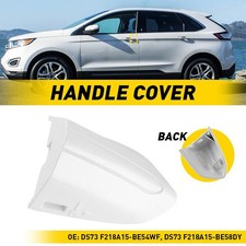 Front Left Handle Door Cover Key Cap Bezel Pearl White For 2013-2020 Ford Fusion