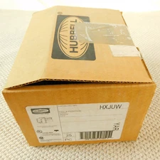 HXJUW USOC Jack Hubbell XCELERATOR Keystone 6-Position - WHITE - NEW BOX OF 25