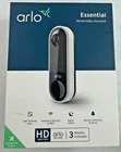 Arlo Essential Wired Video Doorbell, HD Video, 180-Degree View, Night Vision