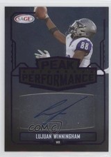 2022 SAGE Low Series Peak Performance Purple Lujuan Winningham #PKA-LW Auto 2b2