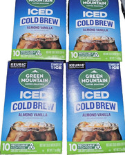 Green Mountain Brew-Over-Ice Almond Vanilla Iced Coffee Keurig K-Cup 60 Pods