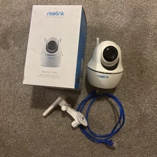 Reolink C1 Pro Dual Band WiFi Indoor Security Camera Pan Tilt Zoom White 32GB C1