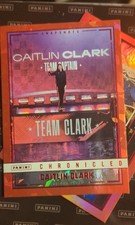 2025 Panini Caitlin Clark Chronicled - Snapshots Caitlin Clark #98 Red...
