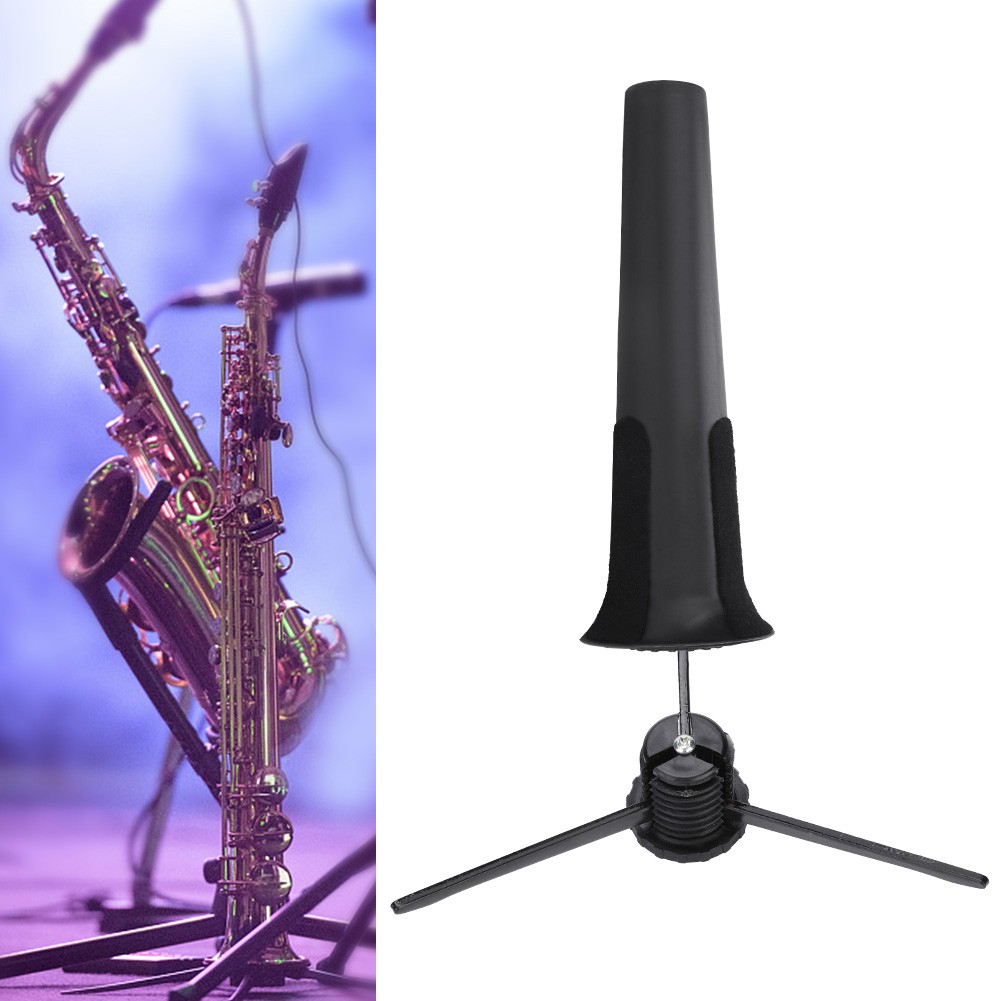 Detachable Folding Sax Tripod Stand Holder For Soprano Saxophone Instrument A UK