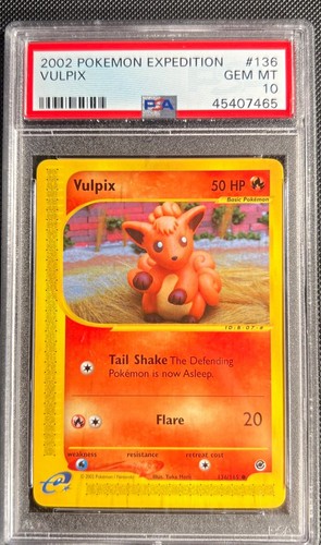 Vulpix graded PSA 10 for sale on eBay