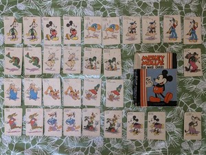 Rare 1936 Mickey Mouse Old Maid Game With Original Box