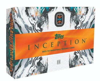 2021-22 Topps Inception Overtime Elite Basketball Factory Sealed Hobby Box Autos
