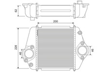 Ladeluftkühler VALEO 822901 Aluminium für MAZDA GH Sport CX ER GH10 MZR AWD