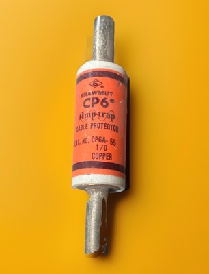 (AN) 4 x Shawmut Amp-Trap CP6A-55 Cable Protector 500 MCM 600VAC High