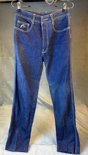 Vintage 80s Jordache Jeans Womens Straight 28 Blue Dark Wash High Waist Horse