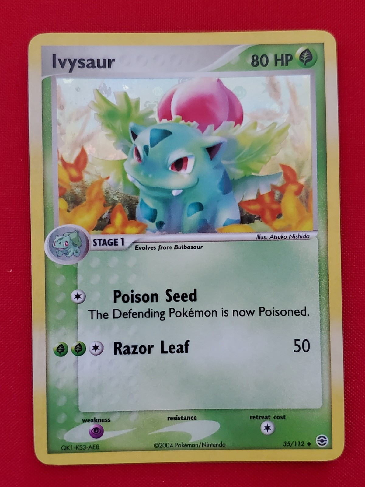 Ivysaur 35/112 | FireRed & LeafGreen | Reverse Holo Uncommon | NM | Pokemon TCG