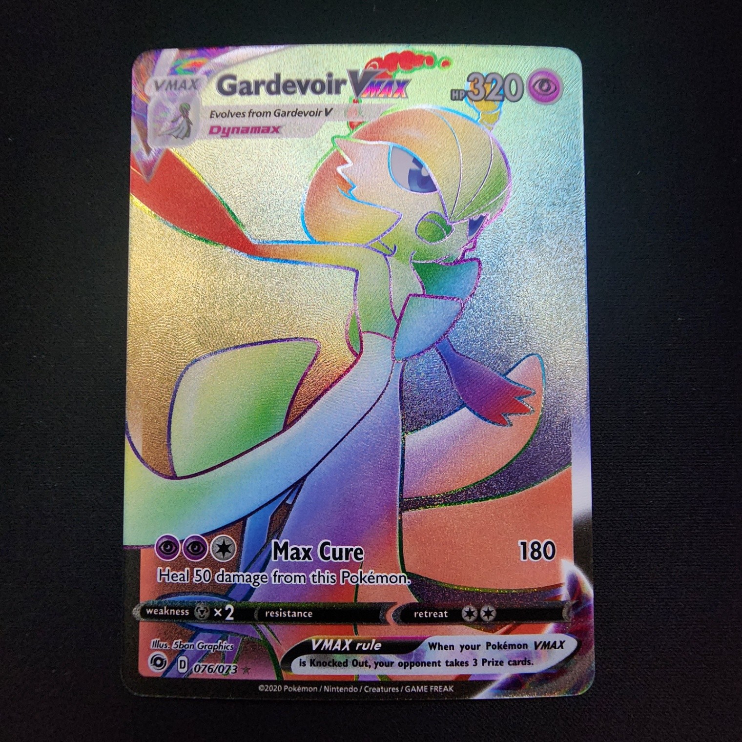 Pokemon Gardevoir VMAX (Secret) Champion's Path 76/73 Secret Rare NM