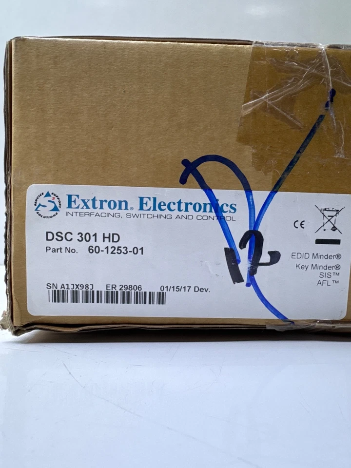 EXTRON DSC 301 HD 60-1253-01 HDCP-Compliant Video Scaler - Image 3 of 4