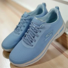 Skechers Women's Size 10 GOwalk Arch Fit Air Cooled BLLB Blue Walking Shoes 