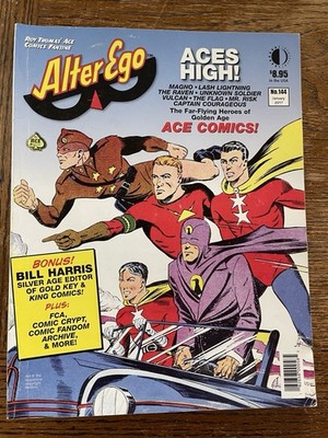 ALTER EGO Comic Magazine Issue #144 January 2017 Aces High Bill Harris FN/VF