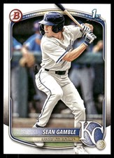 2025 Bowman Draft 1st Paper Sean Gamble