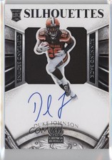 2015 Crown Royale Rookie Silhouettes Signatures /299 Duke Johnson #214 Auto 8p3
