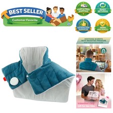 Heating Pad for Neck and Shoulders and Back, 2.6lb Weighted Electric Heat Pad...